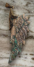Carved Bone Wing Pendant
