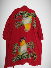 Parrot Hand-painted Batik Kimonos