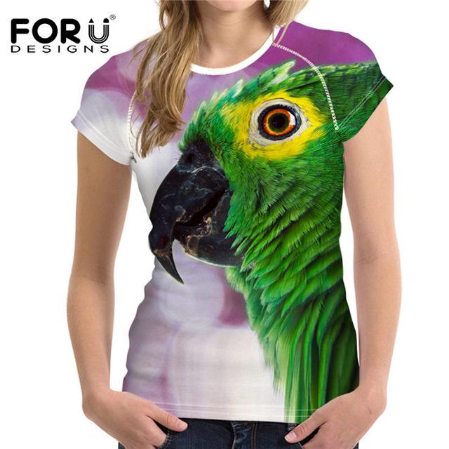 Amazon Parrot 3D printed t-shirt