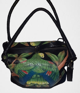 Double-yellow headed  Leather Bag – Parrot Addict
