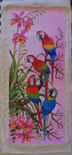 3 Types of Macaws Original Acrylic on Canvas Painting