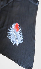 Feather detail on batiked size Small African Grey jackets