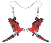 Assorted Parrot Pierced Earrings